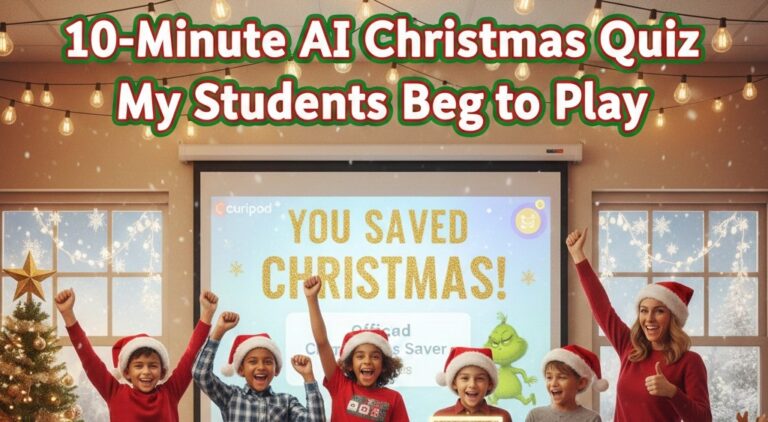 I Made a 10-Minute AI Christmas Quiz My Students Beg to Play Every Year