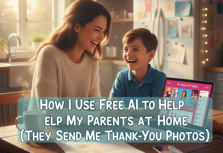 How I Use Free AI to Help My Parents at Home (They Now Send Me Thank-You Photos Every Week)