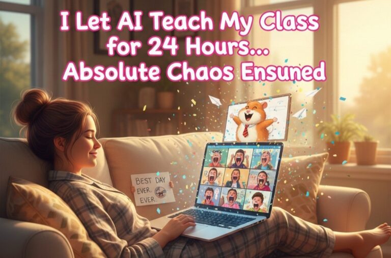 I Let AI Run My Classroom for 24 Hours… Here’s the Hilarious Chaos (and the 7 Prompts That Actually Saved Me)
